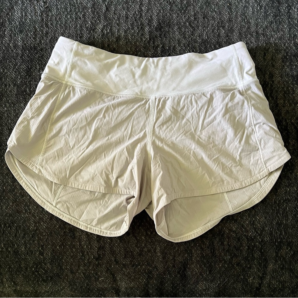 Lululemon Speed Up Lined 4” Shorts